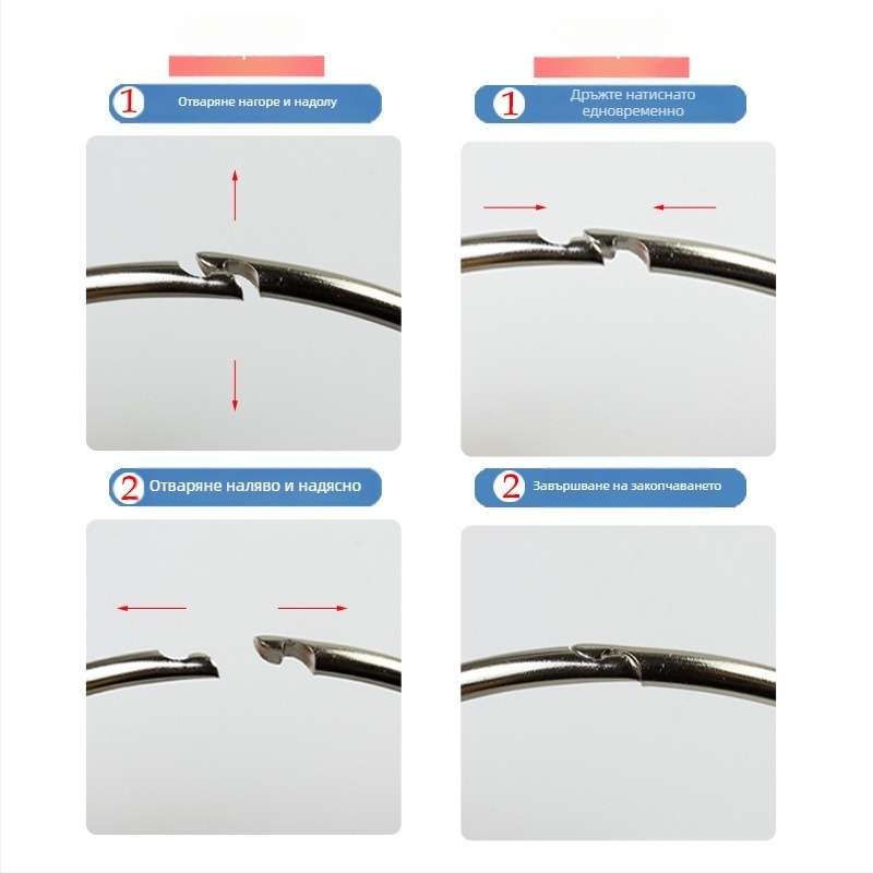 Канцеларски метален пръстен за подвързване на документи от Easy to apply