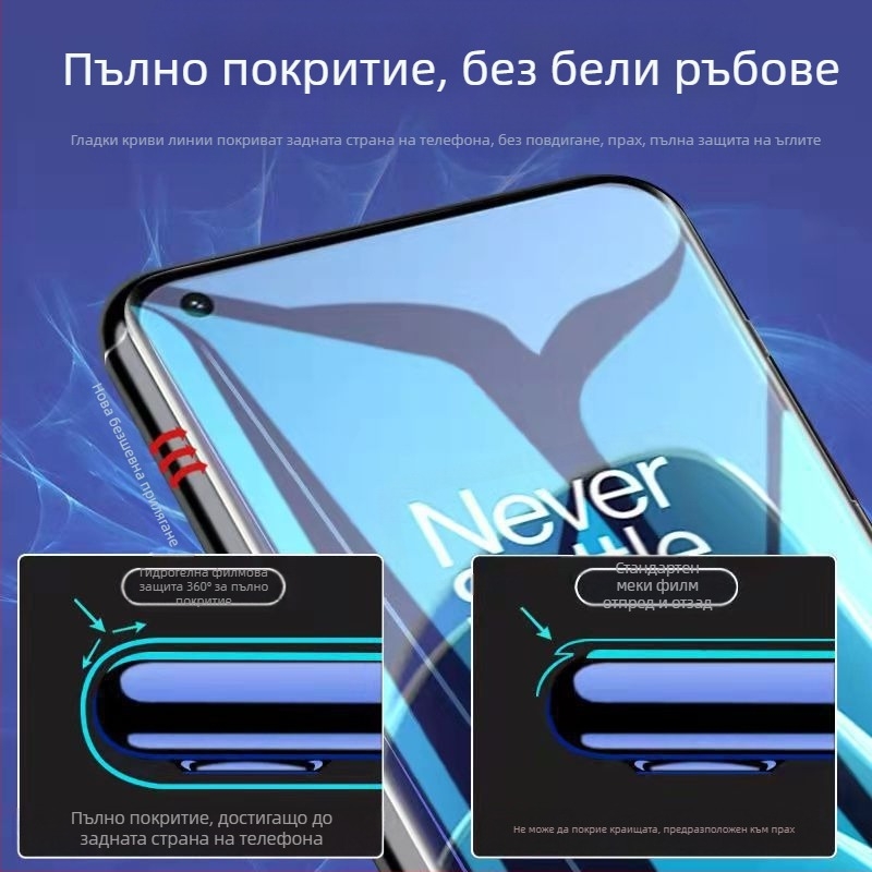 OnePlus Ace3 Pro Предно защитно фолио - хидрогел/мек филм, антиотпечатък, съвместимо с OnePlus