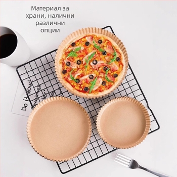 Пекарска хартия за печене с ламинирано покритие и маслоустойчива основа – сурова дървесна пулпа, подходяща за пица, торти и хляб, марка Giant Cat