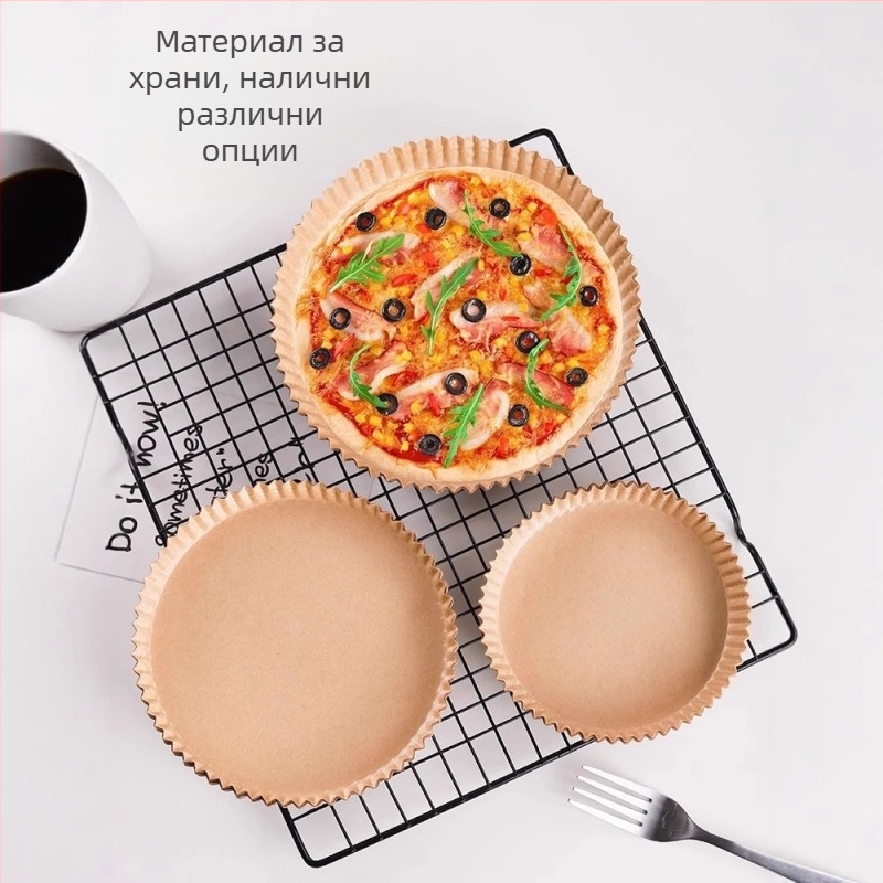 Пекарска хартия за печене с ламинирано покритие и маслоустойчива основа – сурова дървесна пулпа, подходяща за пица, торти и хляб, марка Giant Cat