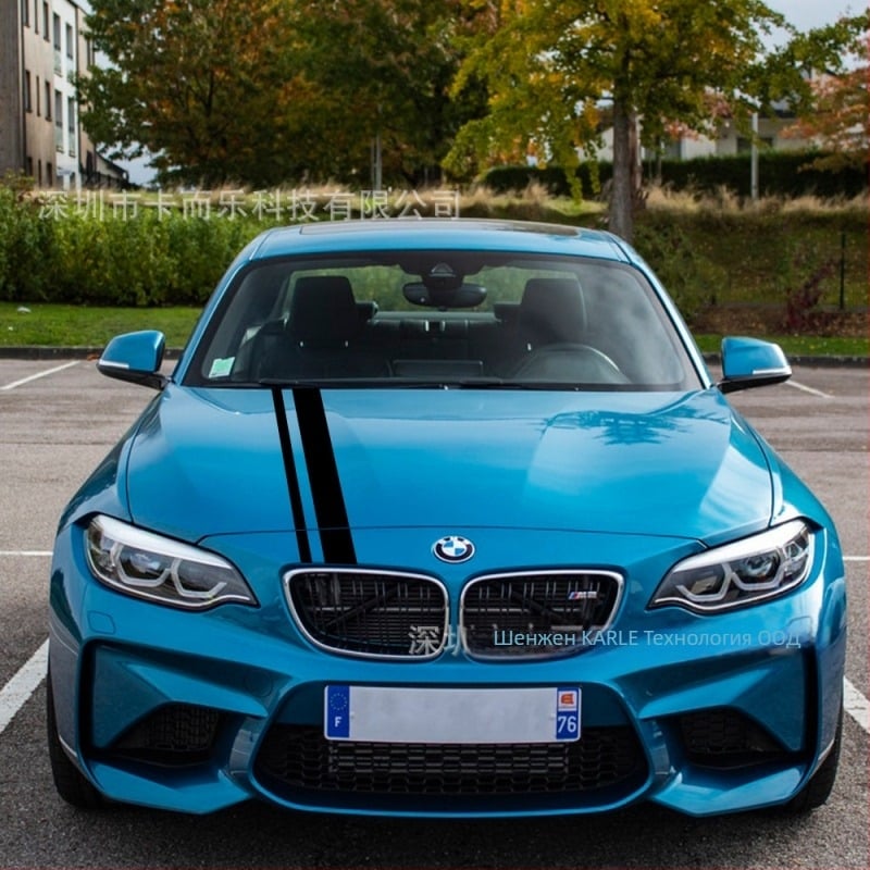 PVC автомобилен стикер за капак — дълга лента самозалепващи декали за кант на вратите, регулируема дължина и широчина