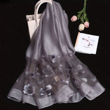 Xin ruishi Ханчжоу коприна шал със бродерия, оригинален дизайн, зимно издание 2023