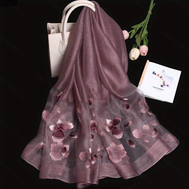 Xin ruishi Ханчжоу коприна шал със бродерия, оригинален дизайн, зимно издание 2023