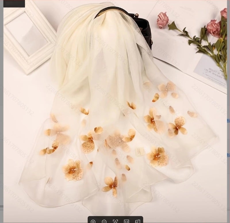 Xin ruishi Ханчжоу коприна шал със бродерия, оригинален дизайн, зимно издание 2023