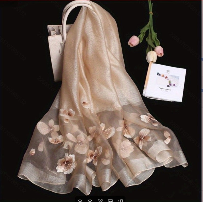 Xin ruishi Ханчжоу коприна шал със бродерия, оригинален дизайн, зимно издание 2023