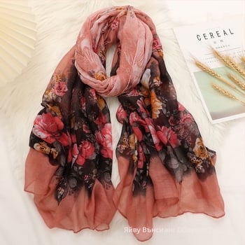 Bali прежда шал, тъкане: Plain, топъл за всички сезони, дишащ и мек, дълъг шал в ретро стил литература и изкуство