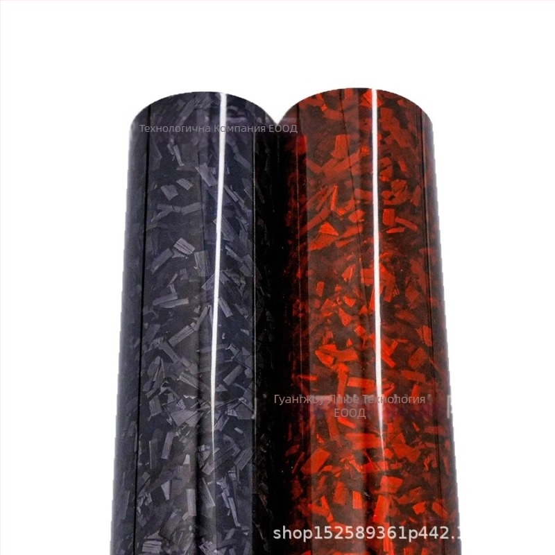 Лепенка за каросерия с модел Forged Flower Carbon, адхезивен винилов декал за автомобил и мотоциклет