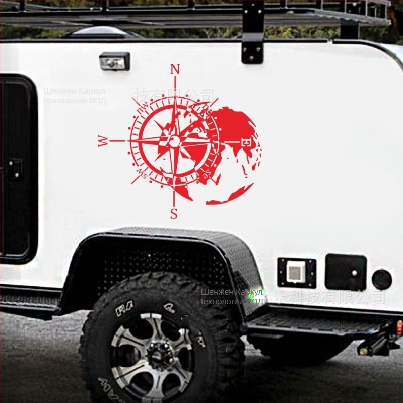 Karlor Compass лепящ стикер за капака на Jeep Wrangler – PVC автомобилен декор
