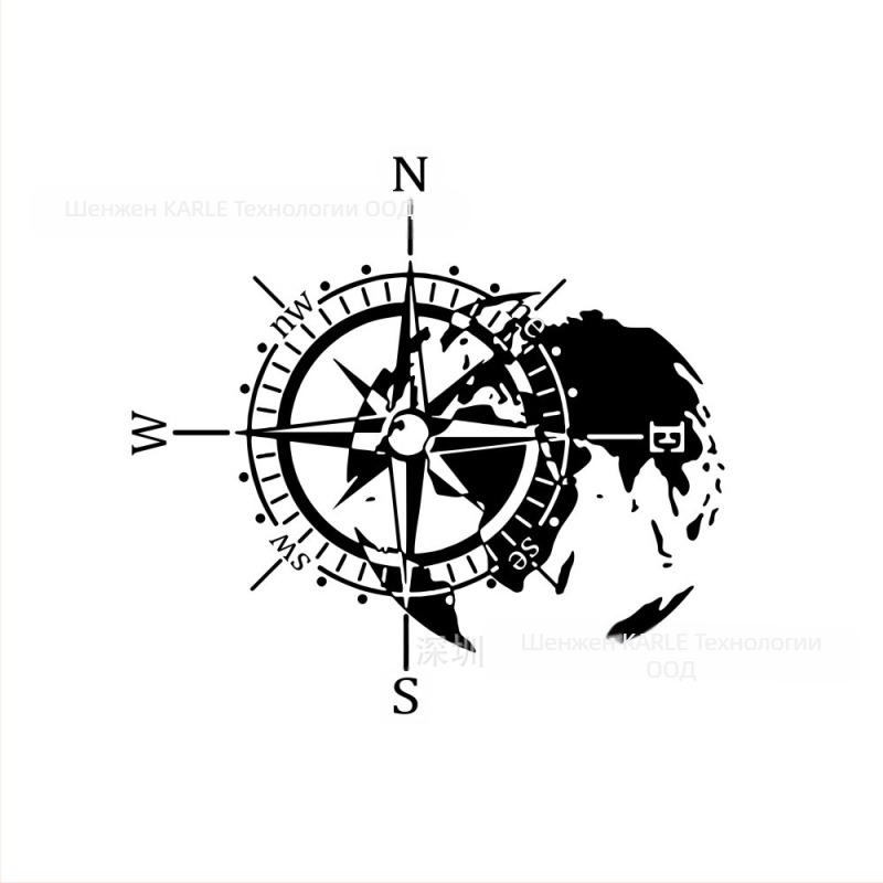 Karlor Compass лепящ стикер за капака на Jeep Wrangler – PVC автомобилен декор