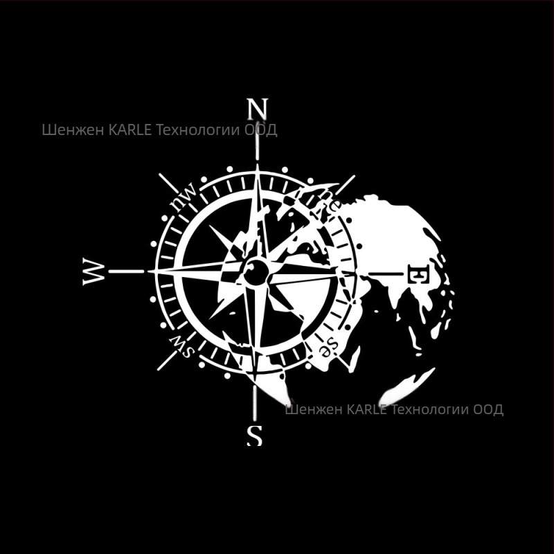 Karlor Compass лепящ стикер за капака на Jeep Wrangler – PVC автомобилен декор