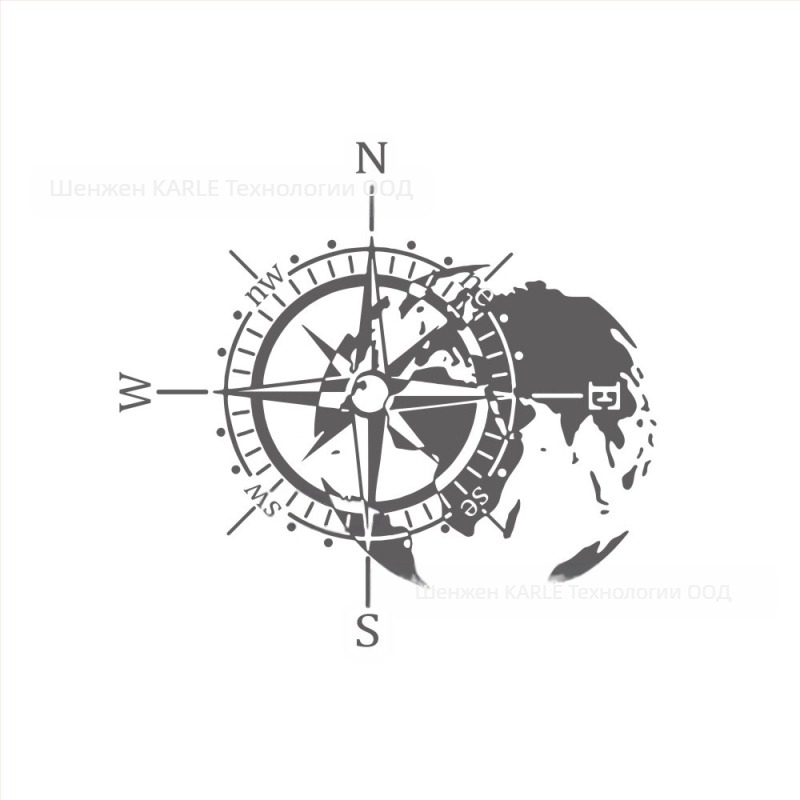 Karlor Compass лепящ стикер за капака на Jeep Wrangler – PVC автомобилен декор
