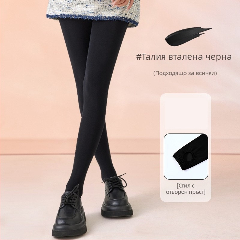 Колготки кадифени за оформяне, дебели, против триене, с крачета