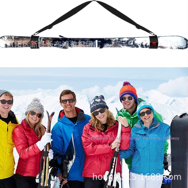 Velcro лента за ски ретайнер — регулируема, устойчива на надраскване, ръце свободни, за дрехи