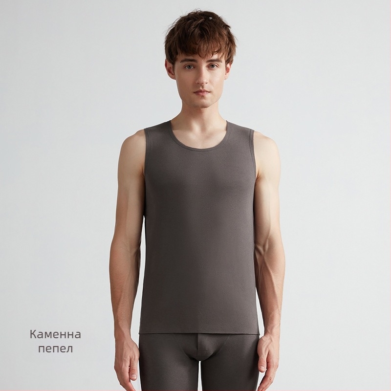 Термална жилетка, самоподгряваща Lyocell-кашмир, дебела 251-300 г/м², Безшевна, Кръгла яка