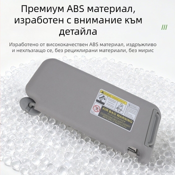 Пара козирки за слънце за Toyota RAV4 (2006-2012) – PVC материал • Монтаж чрез карта • Прост стил