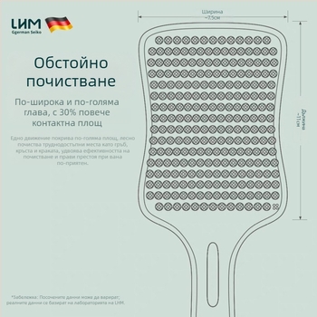 Четка за душ/масажна четка, PP материал, код на продукта Cbxzs-001, основни пазари Океания