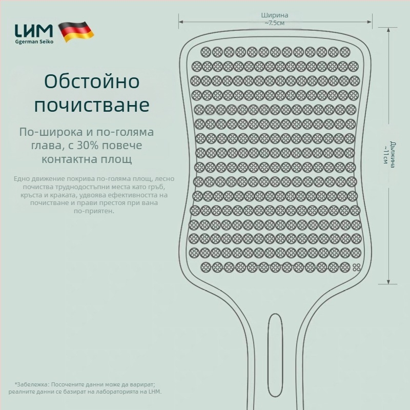 Четка за душ/масажна четка, PP материал, код на продукта Cbxzs-001, основни пазари Океания