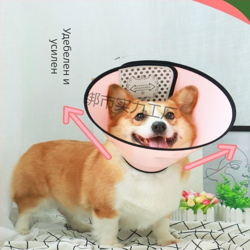 Елизабетинска яка за домашни любимци – удълнена защита срещу ближане и ухапване, предпазна яка за врата (Материал: Друг; Висулка: Друг; Форма: Друг; Сезон: Зима 2025)