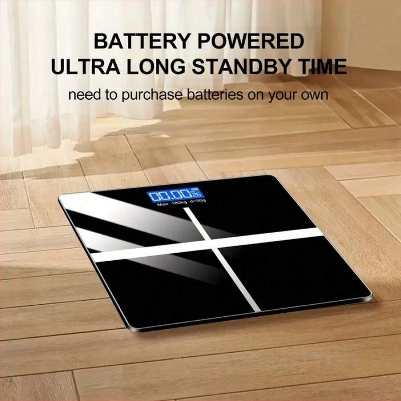 Везна за баня с LCD дисплей, батерийно захранване, модел SH150116322