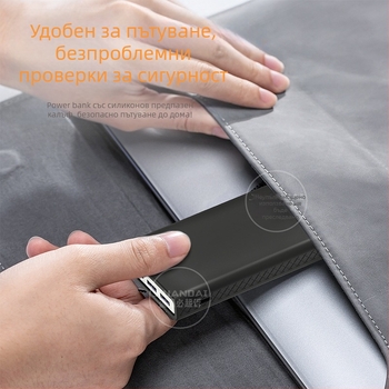 Силиконов защитен калъф за Romoss PHG10F-251 външна батерия, 10000mAh, удароустойчив