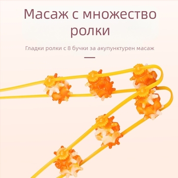 Масажор за гръб с ръчен валяк за рамене, шия и гръб — Autonomy, естествена смола, 100 g