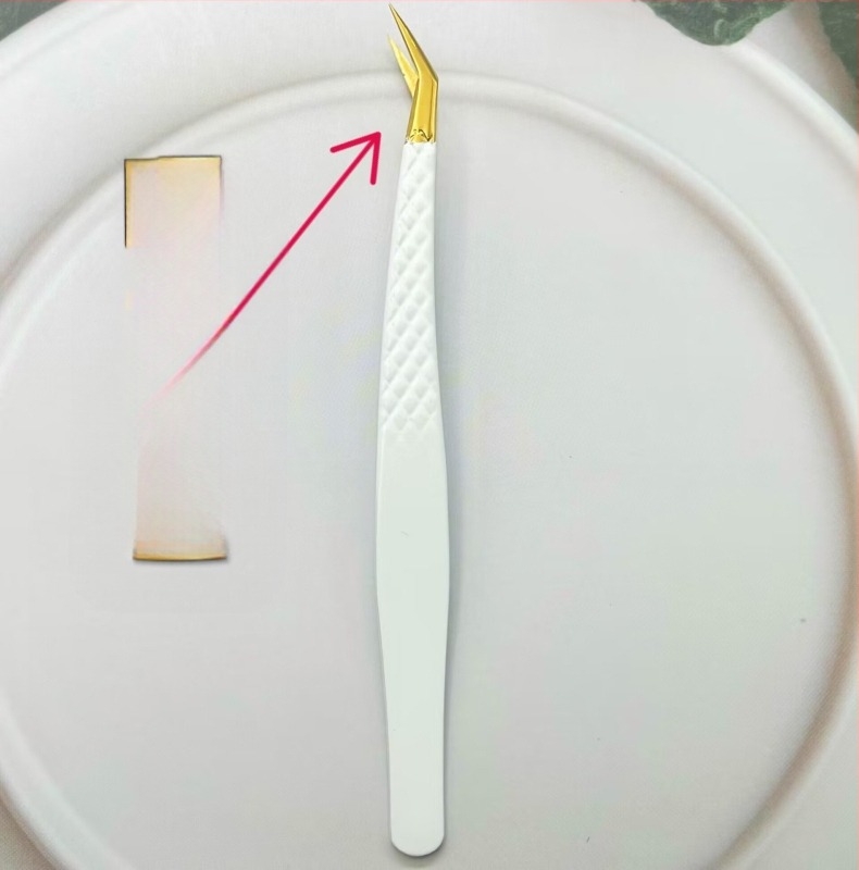 Пинсети за мигли – остър връх, антистатични, неръждаема стомана