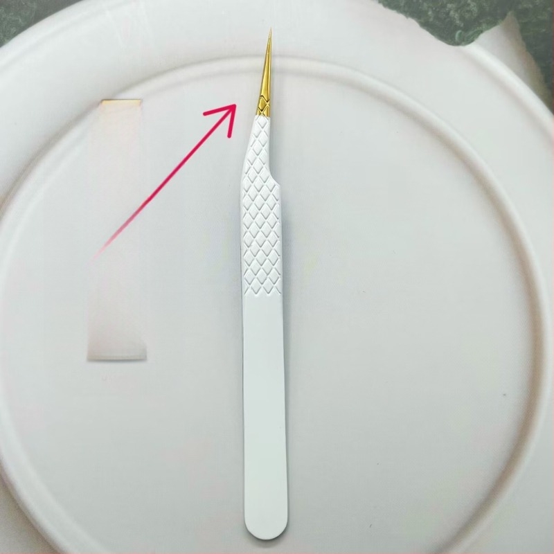 Пинсети за мигли – остър връх, антистатични, неръждаема стомана