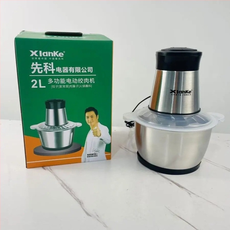 Домашна месомелачка и миксер | капацитет 1–3 л; неръждаема стомана; 4 ножа; 10 000 об/мин; шум под 36 dB