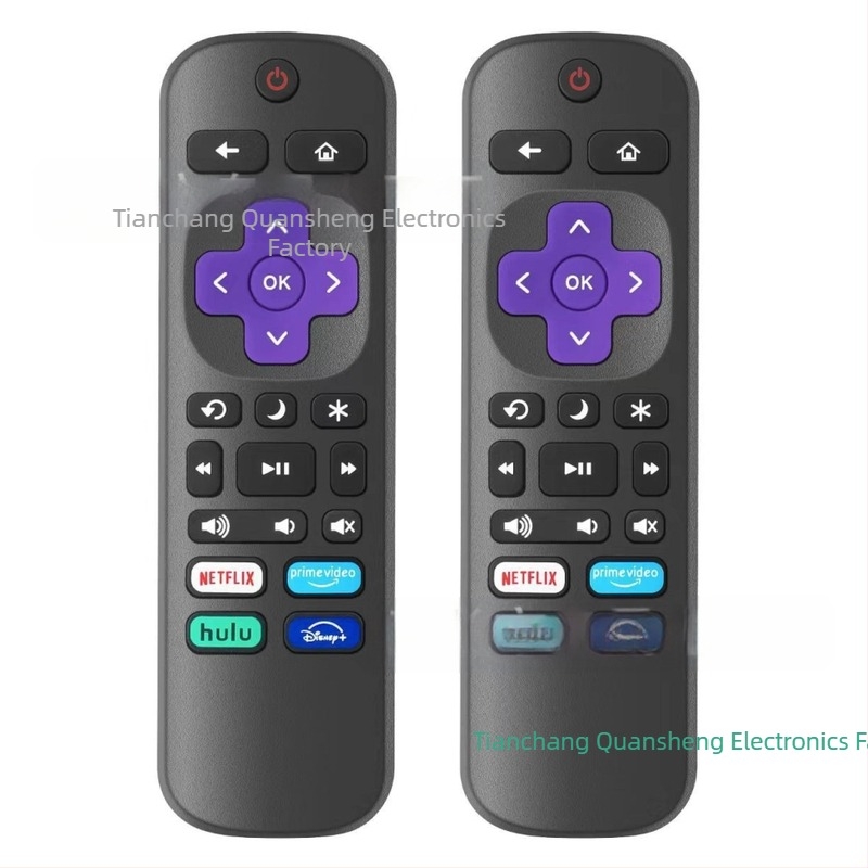 QC дистанционно управление за Roku TV – модел New Side Key, обхват 15 м, за телевизор