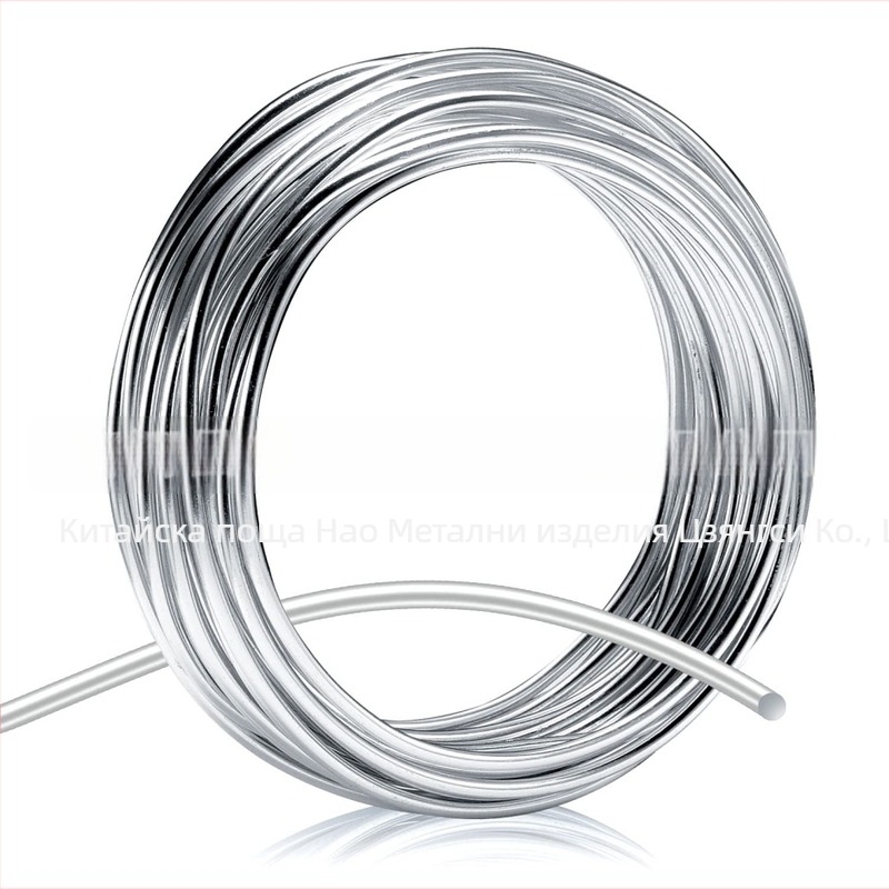 Галванизиран тел от високомъглеродна стомана, кръгло сечение, якост на опън 800-1000 MPa, дължина 10000, марка Yuhao, код на продукта 4544444