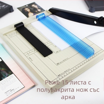 A4 ръчна резачка за хартия, модел SL-A, пластмасова канцеларска резачка за рязане