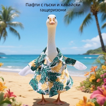 Риза в скандинавски стил, полиестер, Pet taro, за патици