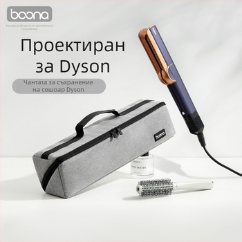 Чанта за съхранение на преса за коса Dyson Airstrait HT01/HS05, Oxford плат, Offset печат, модел BN-DS011, 2 кг капацитет