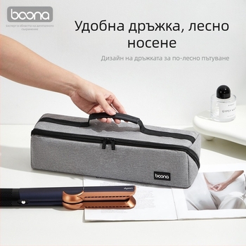 Чанта за съхранение на преса за коса Dyson Airstrait HT01/HS05, Oxford плат, Offset печат, модел BN-DS011, 2 кг капацитет
