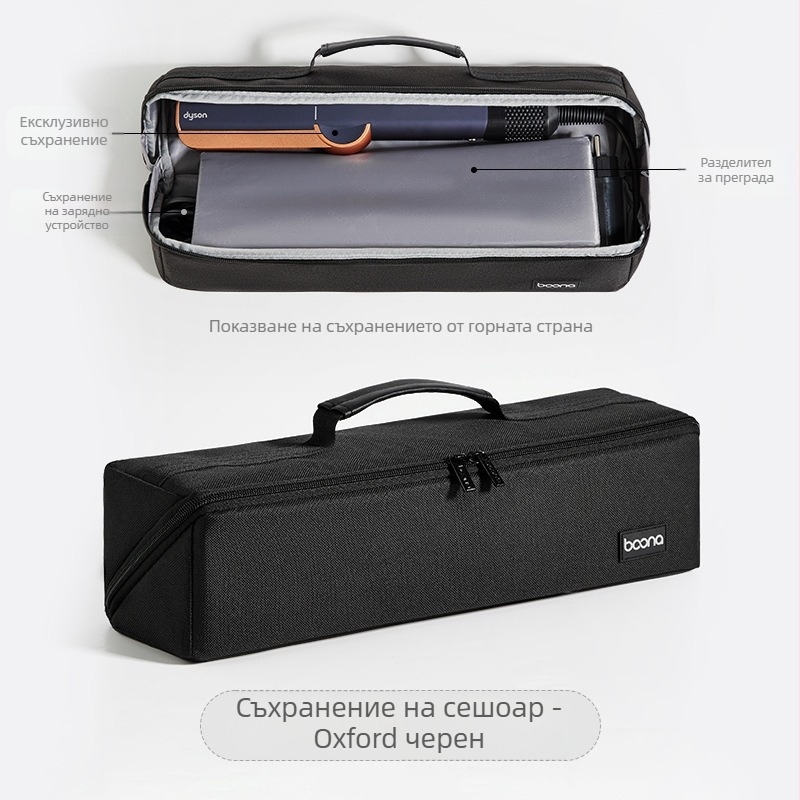 Чанта за съхранение на преса за коса Dyson Airstrait HT01/HS05, Oxford плат, Offset печат, модел BN-DS011, 2 кг капацитет