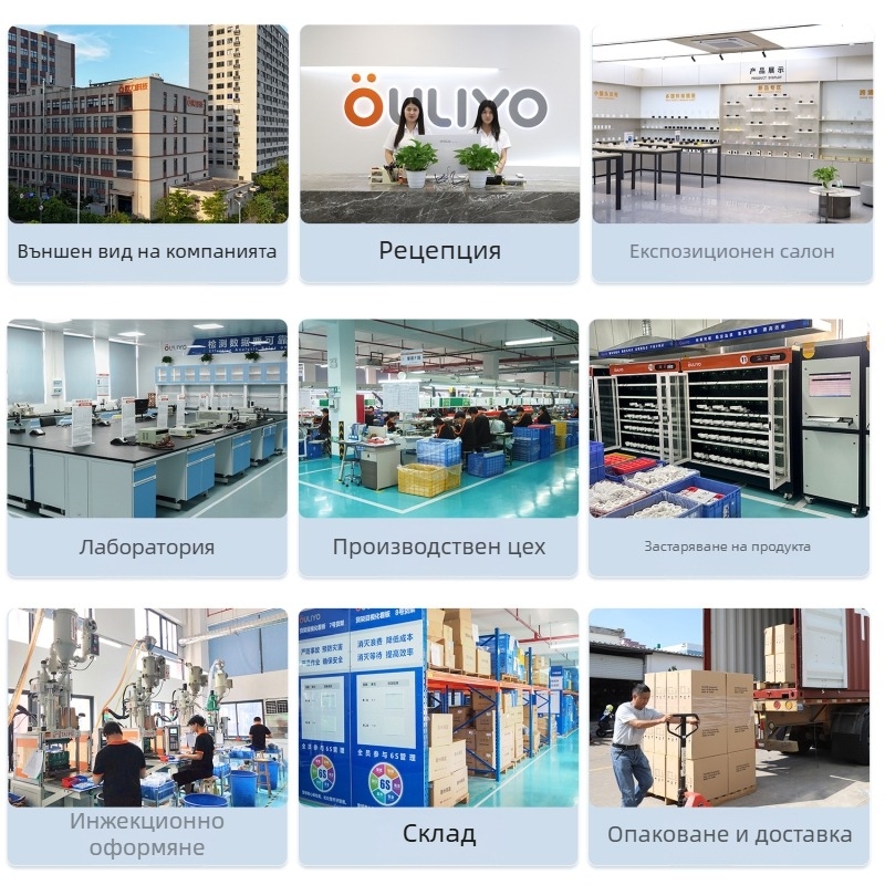 OULIYO Преходник за пътуване – EU/UK/US щепсели, мултифункционално гнездо с USB, CE/FCC/ROHS сертифициран