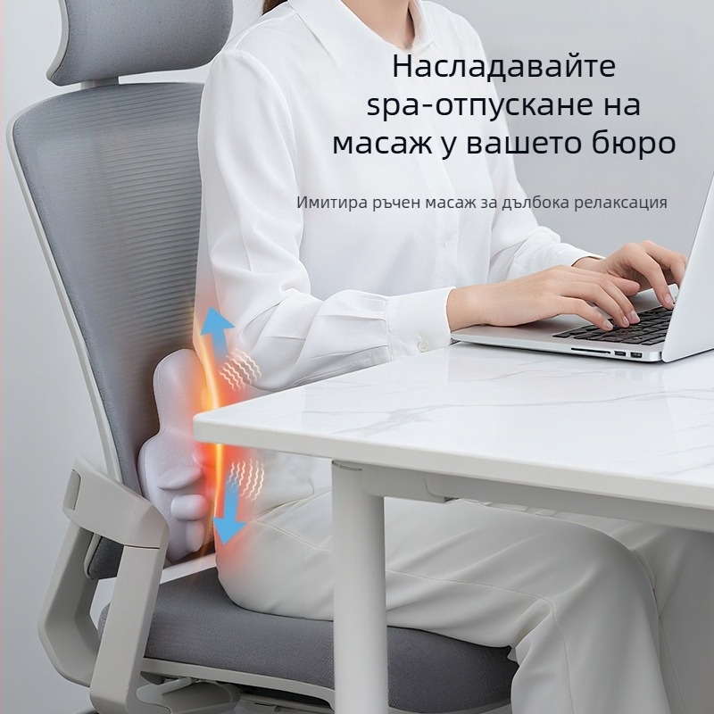 Електрически масажор за врата, рамене и гръб с нагряване — безжично дистанционно управление, таймер, механично управление, DR.MEETI 002