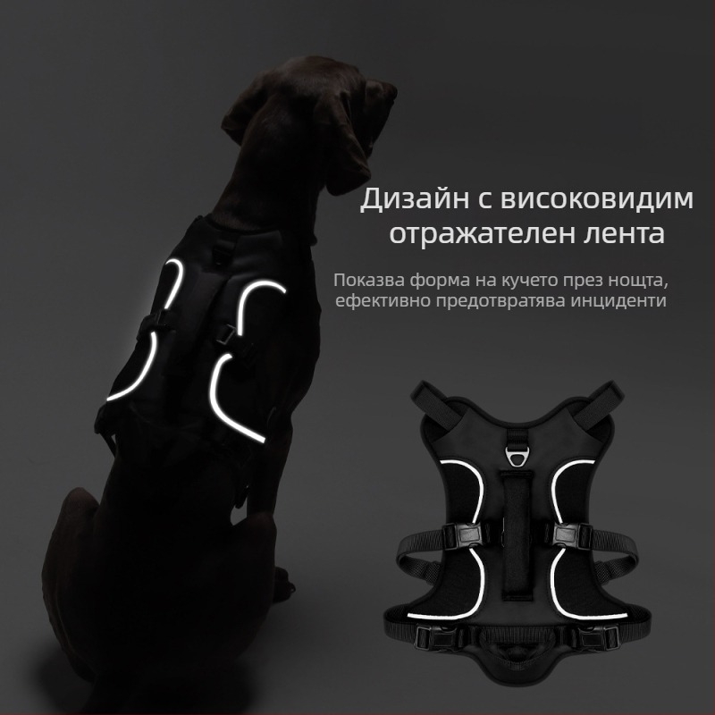 Кучешки презрамник за гръден кош — Oxford плат, артикул F5011, категория: презрамник за кучета, произход Zhejiang, неразтегателен