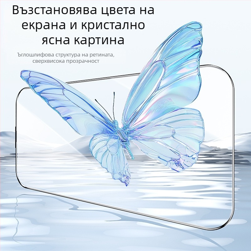 Защитно стъклено покритие за предния панел – закалено стъкло, Anti-Peep, HD яснота, бърз монтаж, Dust-Free Kit за iPhone 11–14 серия