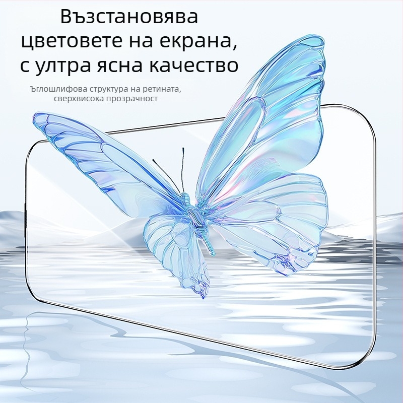 Защитно стъклено покритие за предния панел – закалено стъкло, Anti-Peep, HD яснота, бърз монтаж, Dust-Free Kit за iPhone 11–14 серия