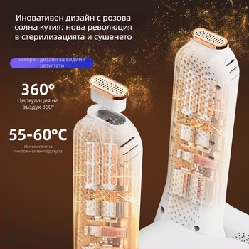 Сушилник за обувки — напълно автоматичен, двойно използване за сухо и мокро, бързо сушене, дезодориране, стерилизиране