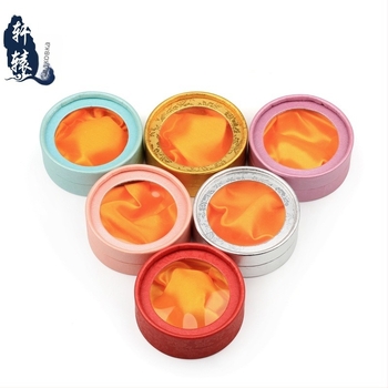 Кутия за бижута с кръгло прозорче на капака, 001 спецификация, хартия/картон