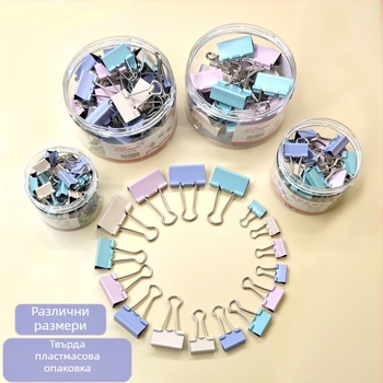 Feiyi метален клип за документи с дълга опашка