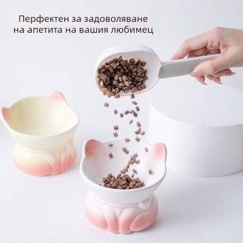 Градиентни керамични купички за домашни любимци: котки и кучета, за хранене и вода