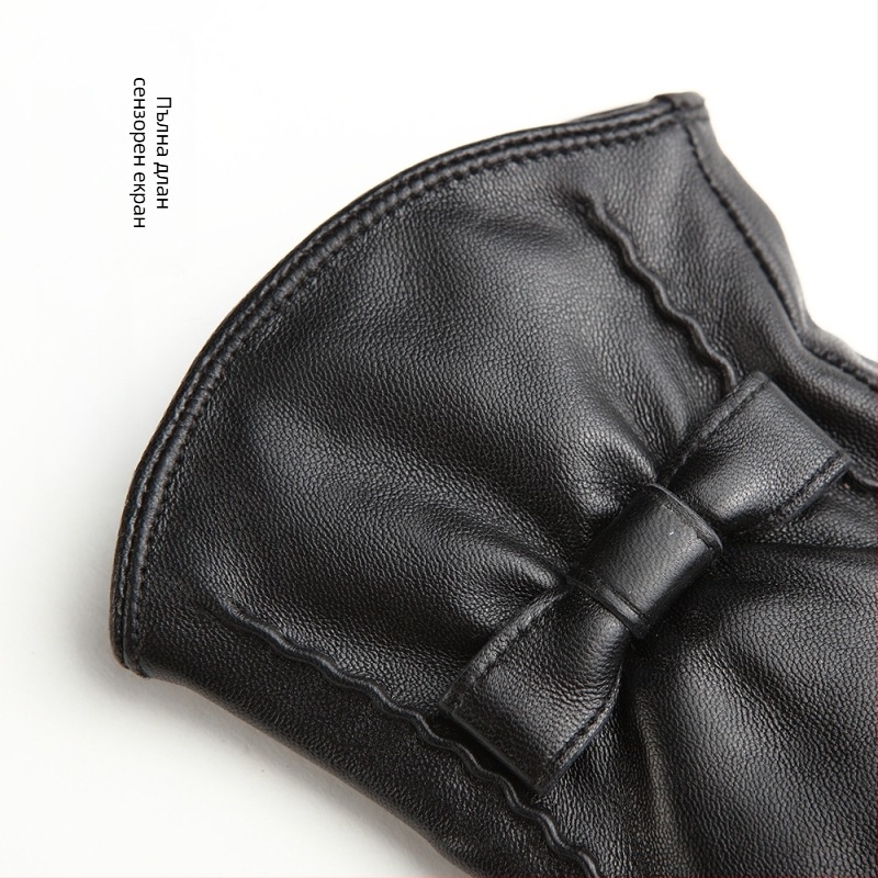 Ръкавици от овча кожа за пръсти – топли, за пролетен сезон, пускане през зимата 2024 г.