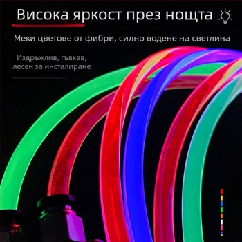 LED кучешка жилетка с USB презареждаема гръдна лента и DIY рязане