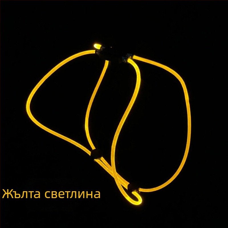 LED кучешка жилетка с USB презареждаема гръдна лента и DIY рязане