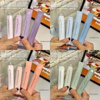 Duwu Пен тип лепило с точкови капки, градиентен дизайн, силно двойнозалепващо за ученически дневник и занаяти