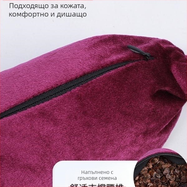 Лумбален тракционен колан с шийна лента за домашно разтягане на гръбнака – единичен прът, изпъкнал диск