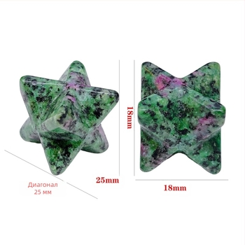 Кристална висулка Меркаба Звезда Давид, полирана, тотем модел, стил свеж и сладък, марка Shenglong